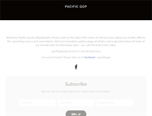 Tablet Screenshot of pacificgop.com